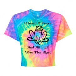 Women's Tie Dye Crop Top Tee