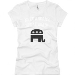 Ladies Slim Fit Basic Promo Jersey Tee