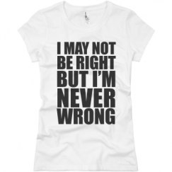 Ladies Slim Fit Basic Promo Jersey Tee