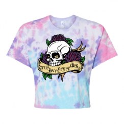 Women's Tie Dye Crop Top Tee