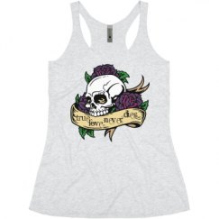 Ladies Slim Fit Super Soft Racerback Triblend Tank