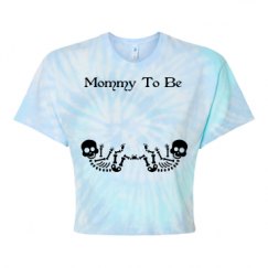 Women's Tie Dye Crop Top Tee