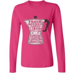 Ladies Relaxed Fit Basic Long Sleeve Tee