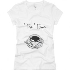 Ladies Slim Fit Basic Promo Jersey Tee