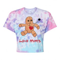 Women's Tie Dye Crop Top Tee