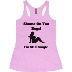 Ladies Slim Fit Super Soft Racerback Triblend Tank