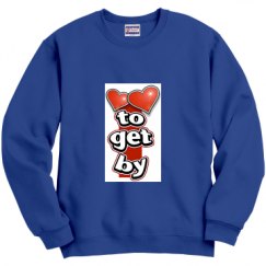 Unisex Film and Foil Crewneck Sweatshirt