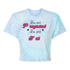 Women's Tie Dye Crop Top Tee