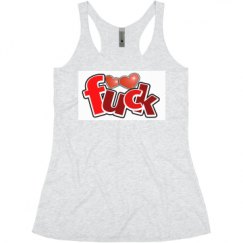 Ladies Slim Fit Super Soft Racerback Triblend Tank