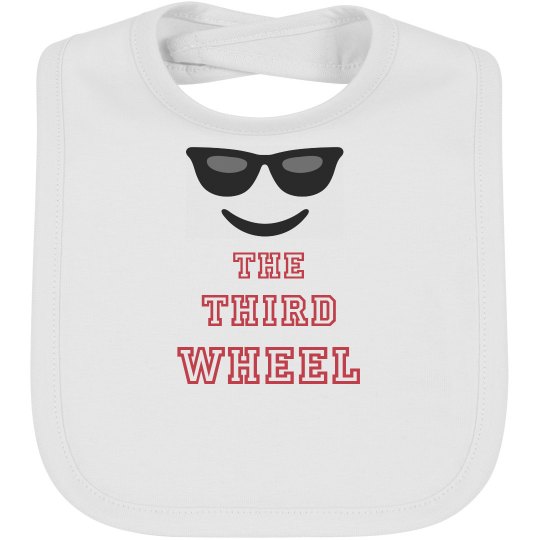 Funny 'Third Wheel' Bib Funny 'Third Wheel' Bib