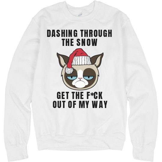 "Grumpy Cat" Christmas Sweater "Grumpy Cat" Christmas Sweater