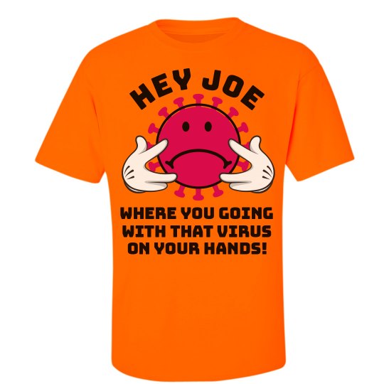 Hey Joe Corona Virus Neon Crew Neck Hey Joe Corona Virus Neon Crew Neck