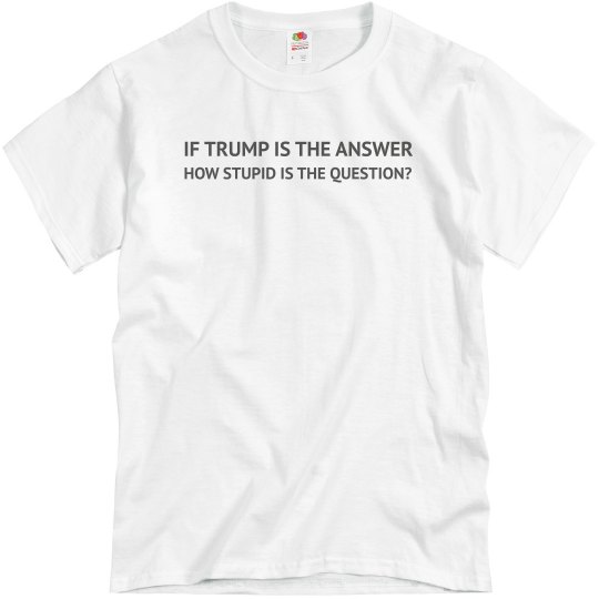 How stupid is the Question?