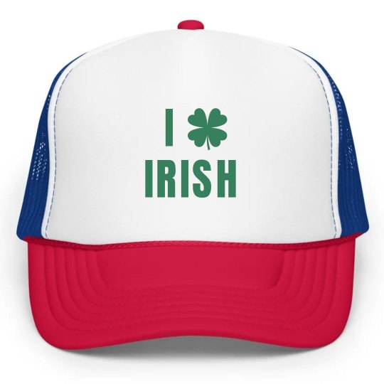 I Heart Irish St. Patricks Hat