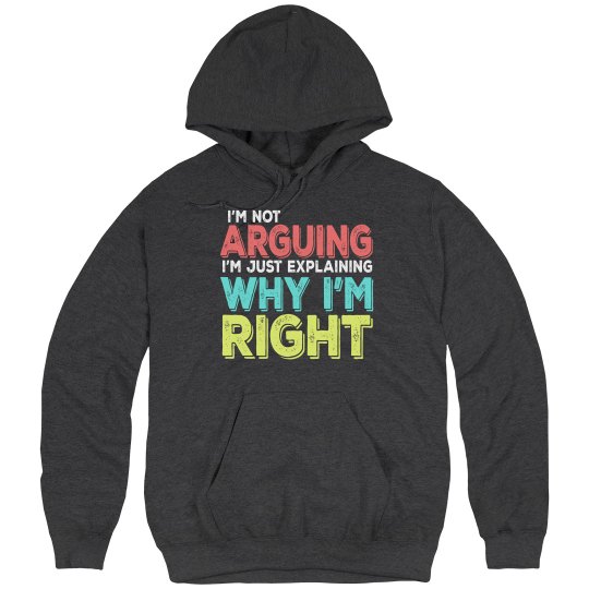 I'm Right Unisex Ultimate Cotton Heavyweight Hoodie I'm Right Unisex Ultimate Cotton Heavyweight Hoodie