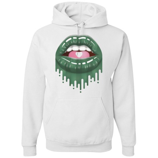 "lèvres vertes" Unisex Heavyweight Hoodie "lèvres vertes" Unisex Heavyweight Hoodie