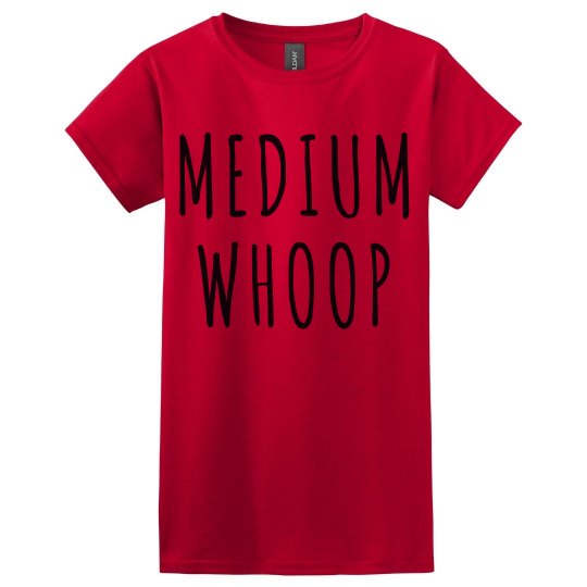 Medium Whoop - black lettering Medium Whoop - black lettering