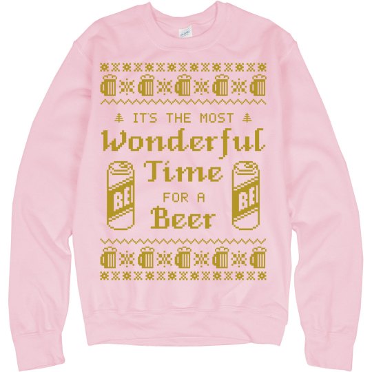 Most Wonderful Time for Beer Sweatshirt Most Wonderful Time for Beer Sweatshirt