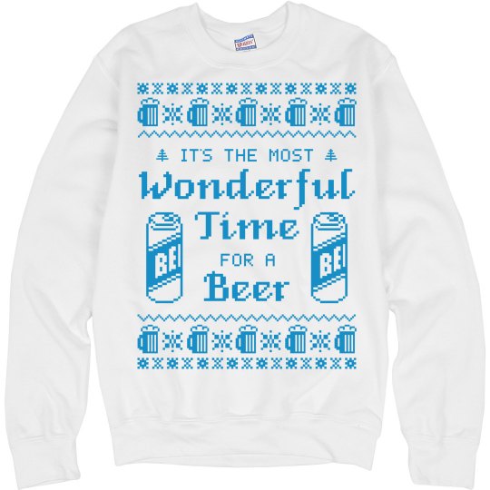 Most Wonderful Time for Beer Sweatshirt Most Wonderful Time for Beer Sweatshirt