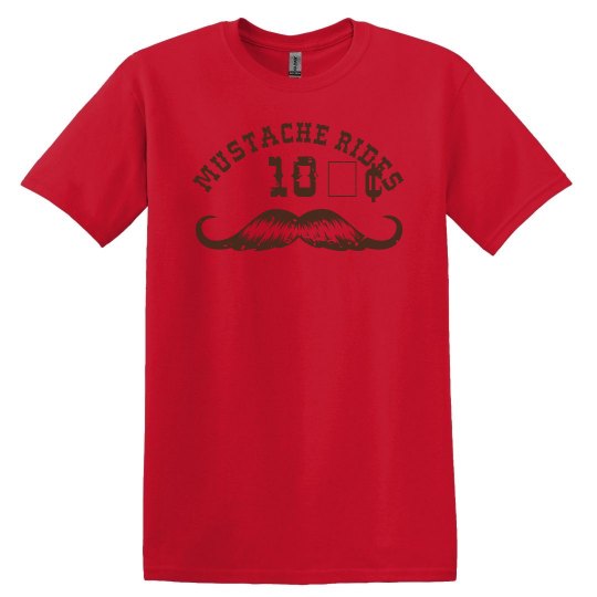 "Moustache Rides" T-Shirt "Moustache Rides" T-Shirt
