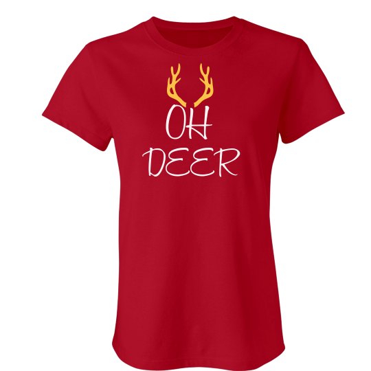 Oh Deer Christmas Tshirt Oh Deer Christmas Tshirt