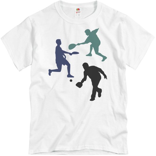 Pickleball Silhouettes