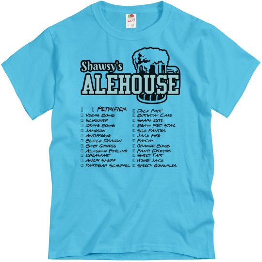 Shot Club Check-Off Tshirt (Blue)