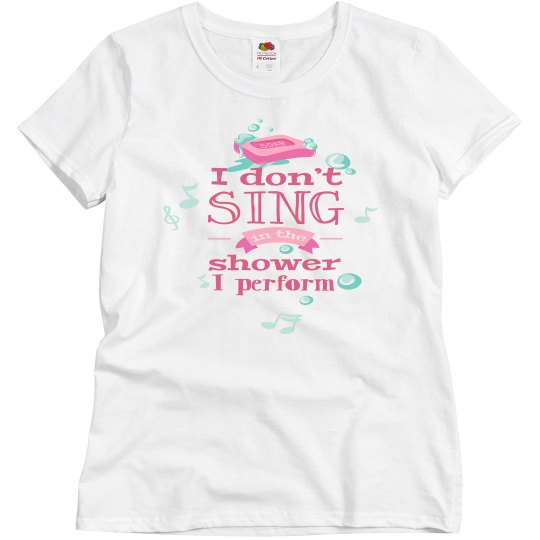 Singing in the shower Singing in the shower