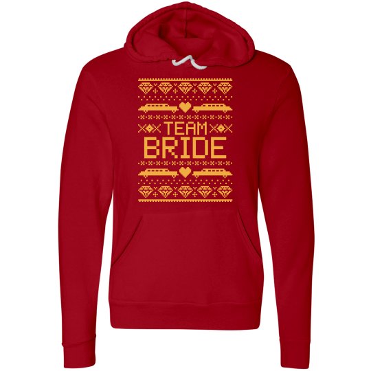 Team Bride Hoodie Ugly Christmas Team Bride Hoodie Ugly Christmas