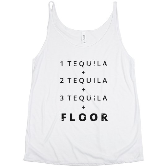 "Tequila" Ladies Flowy Tank Top