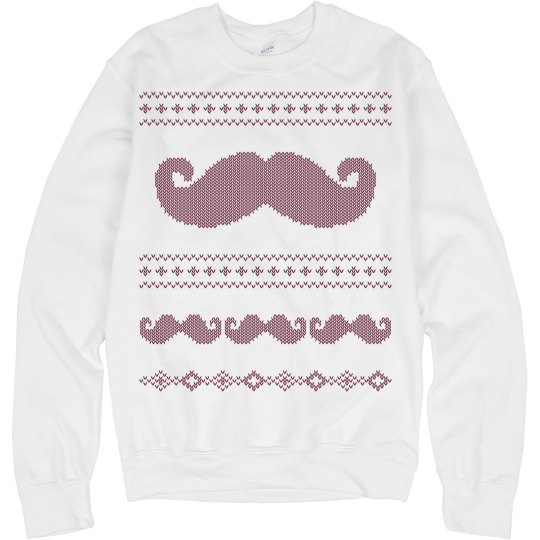 The Mustache Xmas Sweater The Mustache Xmas Sweater