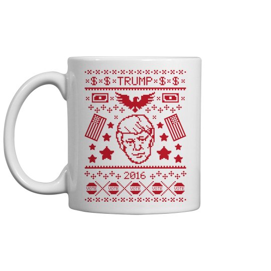 Trump Christmas Coffee Mug Trump Christmas Coffee Mug