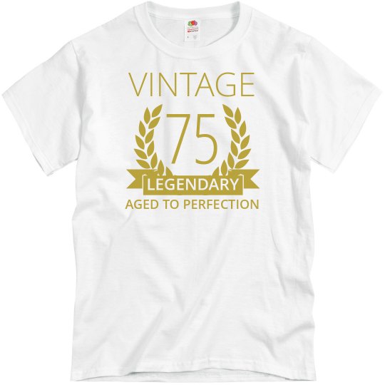 Vintage 75 aged to perfection