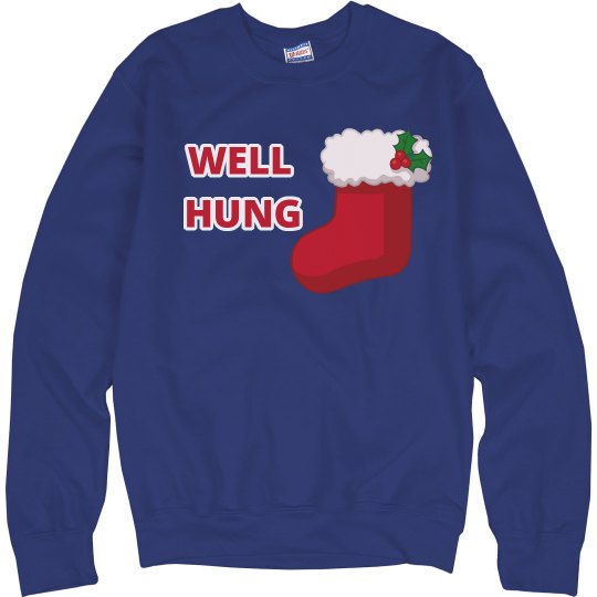 Well Hung Christmas Shirt Well Hung Christmas Shirt