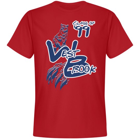West Brook Class of '99 Throwback Red West Brook Class of '99 Throwback Red