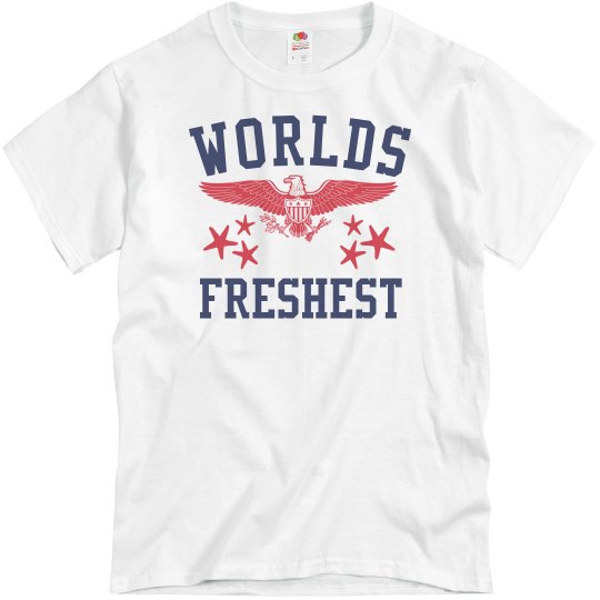 Worlds Freshest T with Eagle
