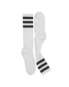 Unisex Striped Knee-High Socks