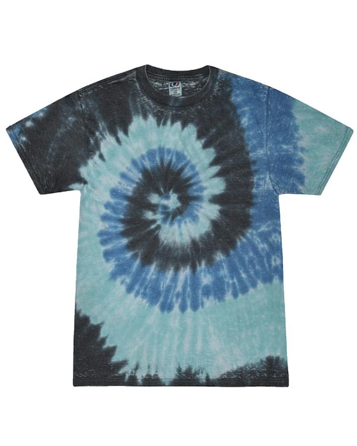 Unisex Festival Tie-Dyed Burnout T-Shirt - 1090-Colortone