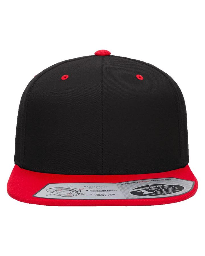 110 Flat Bill Snapback Cap - 110F-Flexfit