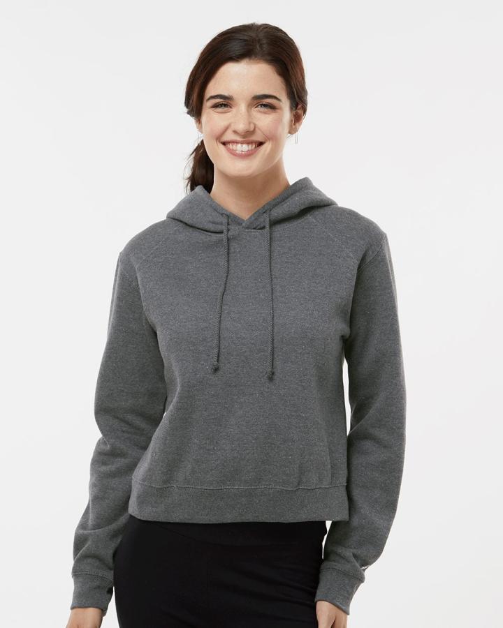Athletic Fleece Women‘s Crop Hood - 1261-Badger