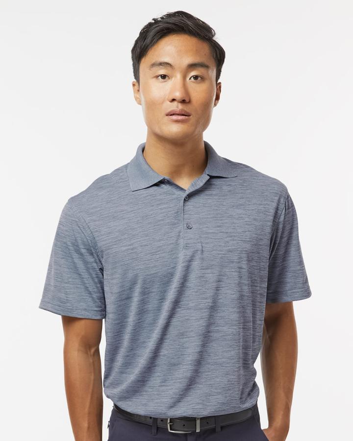 Dakota Striated Heather Polo - 130-Paragon