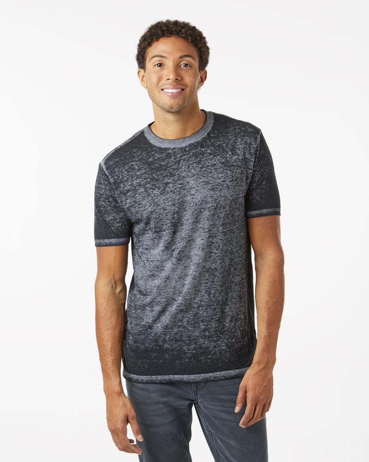 Unisex Acid Wash Burnout T-Shirt - 1350-Colortone