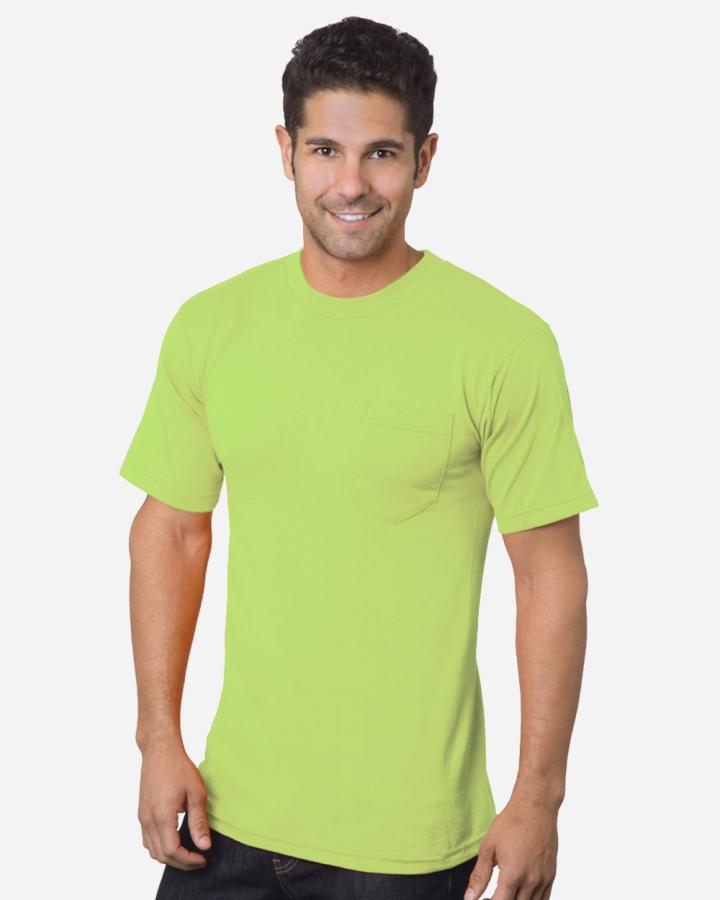 Adult Pocket T-Shirt - 1725-Bayside