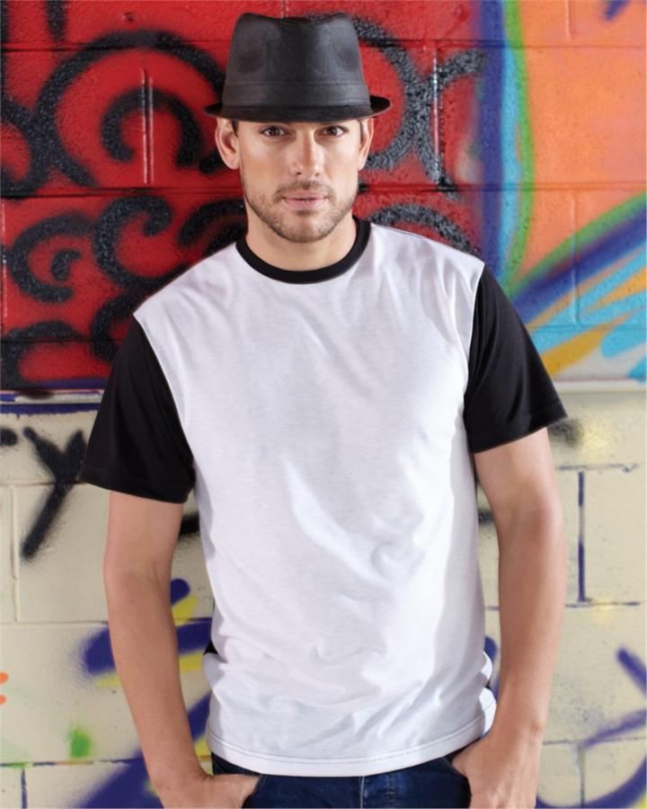 Men‘s Blackout Polyester Sublimation Tee - 1902-SubliVie