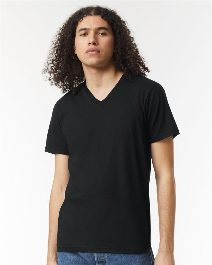 Unisex CVC V-Neck T-Shirt - 2006CVC-AmericanApparel