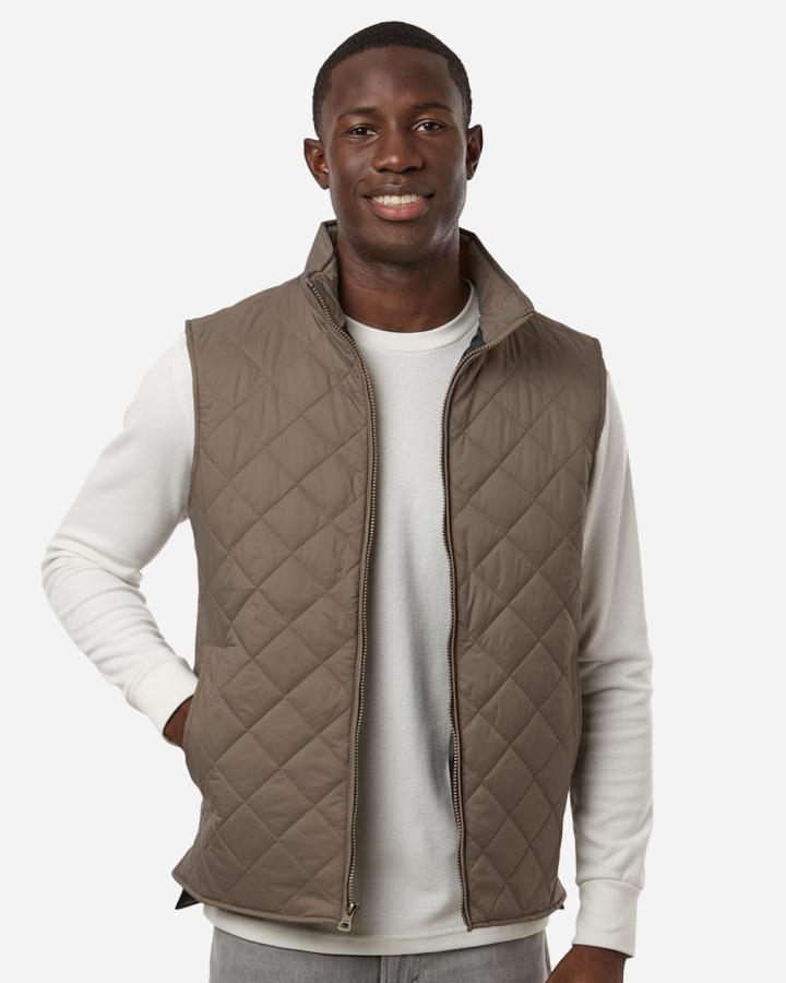 Vintage Diamond Quilted Vest - 207359-Weatherproof