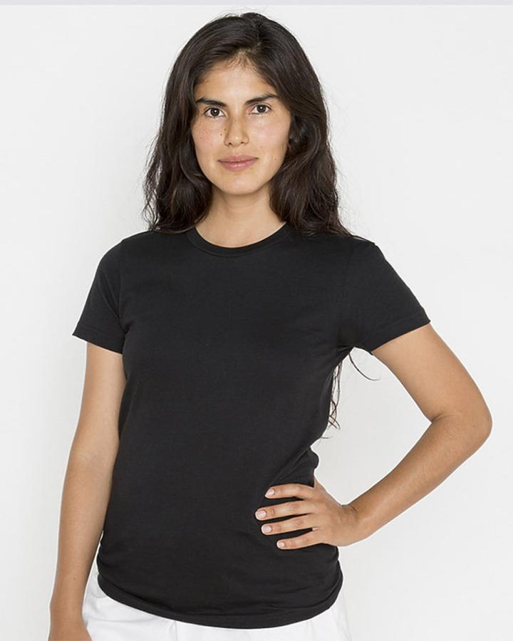 USA-Made Women‘s Fine Jersey T-Shirt - 21002-LosAngelesApparel