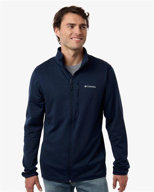 Essential Hike Grid Fleece Full-Zip - 213684-Columbia