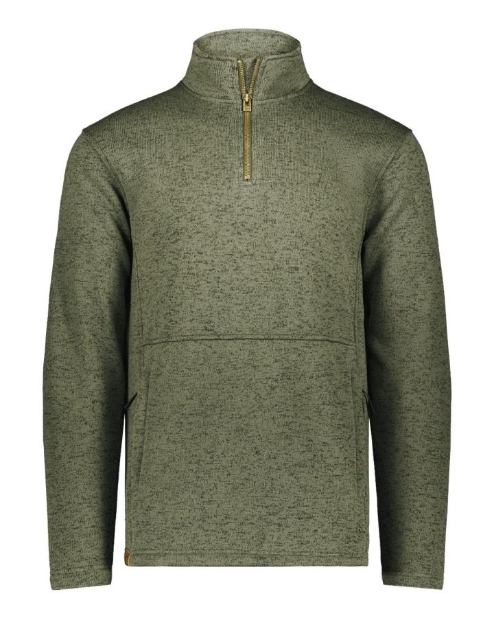 Alpine Sweater Fleece 1/4 Zip Pullover - 223540-Holloway