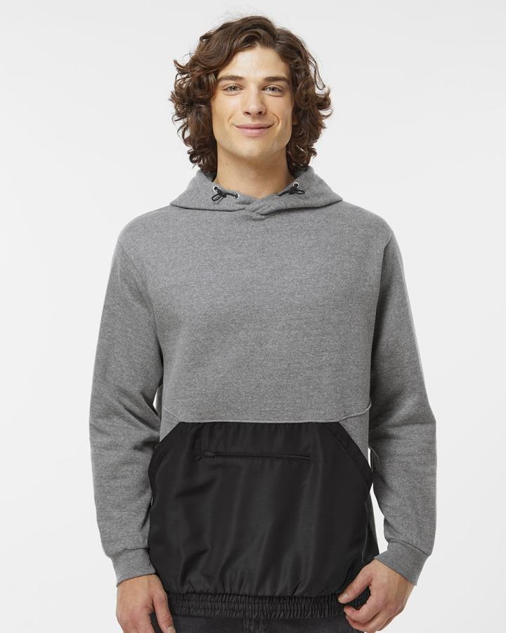 Mixed Media Hooded Sweatshirt - 23112-MV_Sport